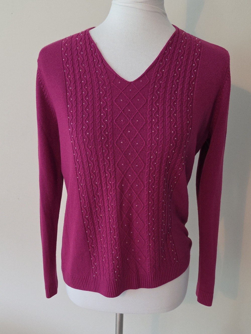 Classic Elements Purple Sweaters for Women